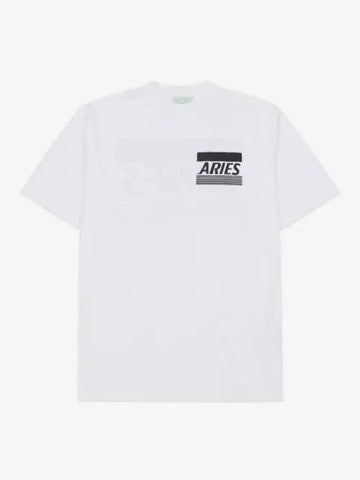 Credit Card SS Short Sleeve T Shirt White STAR60014WHT - ARIES - BALAAN 1