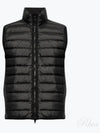 Loom Woven Chambers Recycled Nylon Down TC Vest Black - STONE ISLAND - BALAAN 2