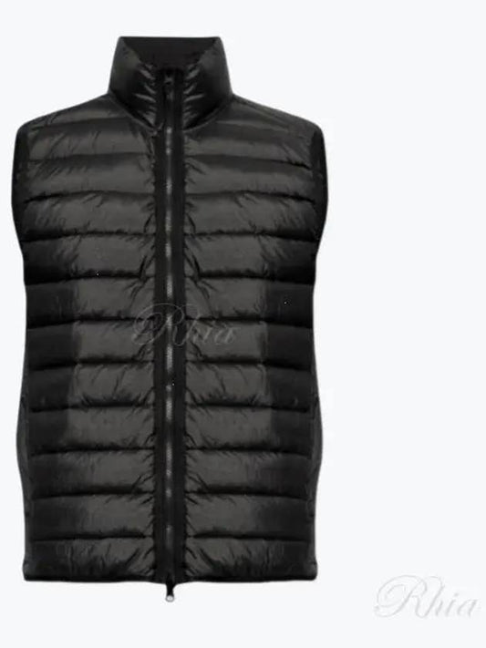 Loom Woven Chambers Recycled Nylon Down TC Vest Black - STONE ISLAND - BALAAN 2