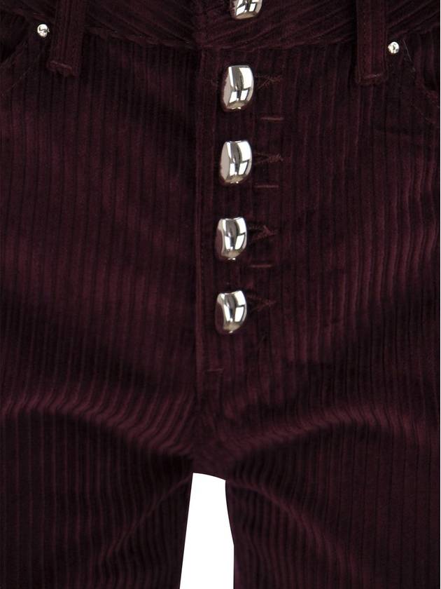 Denim Straight Pants DP268B VS0031D XXX DD 585 BORDEAUX - DONDUP - BALAAN 5