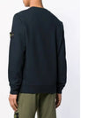 Wappen Patch Cotton Sweatshirt Navy - STONE ISLAND - BALAAN 4