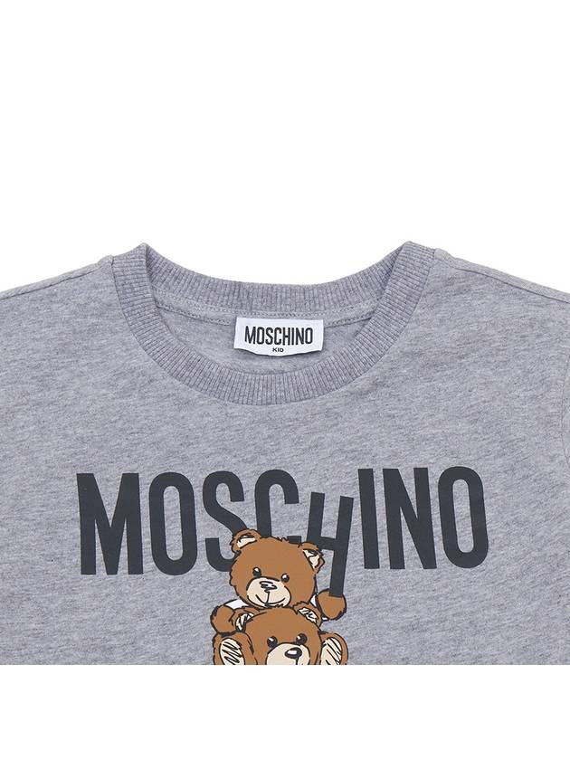 Kids short sleeved t shirt HVM04K LAA01 60901 Adults can wear - MOSCHINO - BALAAN 3