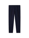 Casual Cotton Straight Pants Navy - A.P.C. - BALAAN 1