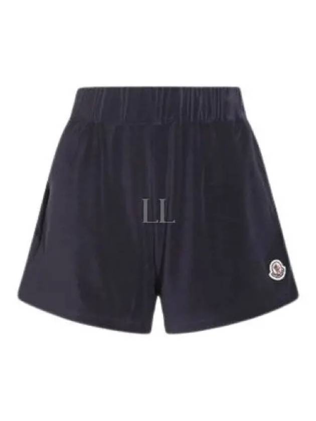 Women's Terrycloth Shorts Navy - MONCLER - BALAAN 2