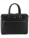 Gancini Business Bag Black - SALVATORE FERRAGAMO - BALAAN 2