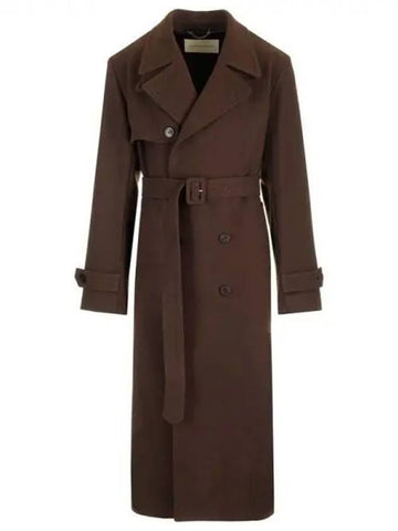 Double breasted belted wool coat - DRIES VAN NOTEN - BALAAN 1