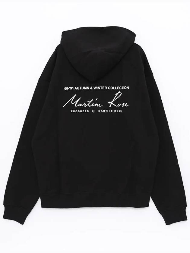 CMR602 BLACK back logo hoodie - MARTINE ROSE - BALAAN 1