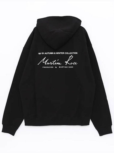 Back logo classic sweatshirt men s hoodie CMR602 BLACK - MARTINE ROSE - BALAAN 1