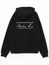 CMR602 BLACK back logo hoodie - MARTINE ROSE - BALAAN 3