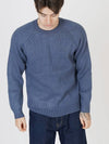 Hazy Ribbed Raglan Knit Blue - CHANCE'S NOI - BALAAN 1