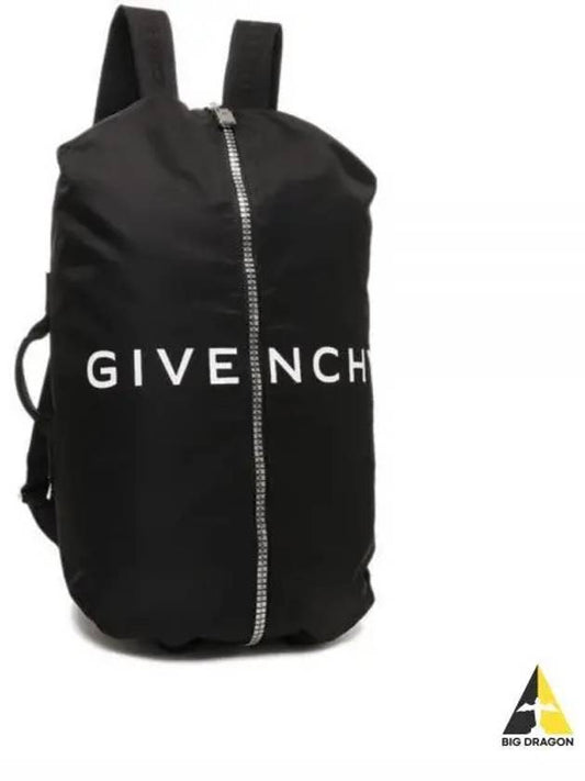 Logo Nylon Zippper Backpack - GIVENCHY - BALAAN 2