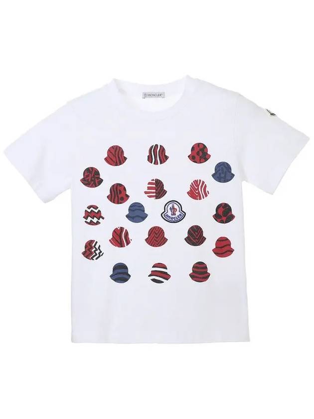 Kids Logo Patch T Shirt 8C000 34 83907 002 - MONCLER - BALAAN 1