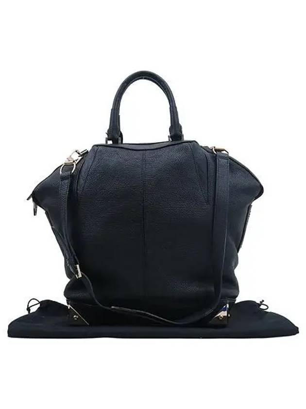 Alexander Wang Black Leather 2 WAY Bag - ALEXANDER WANG - BALAAN 1