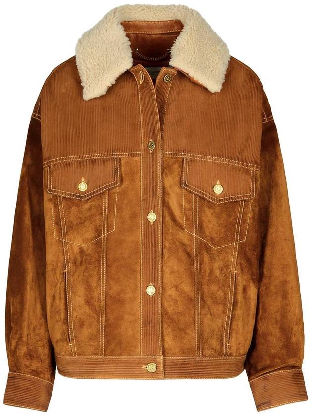 Golden Goose Brown Leather Jacket - GOLDEN GOOSE - BALAAN 1