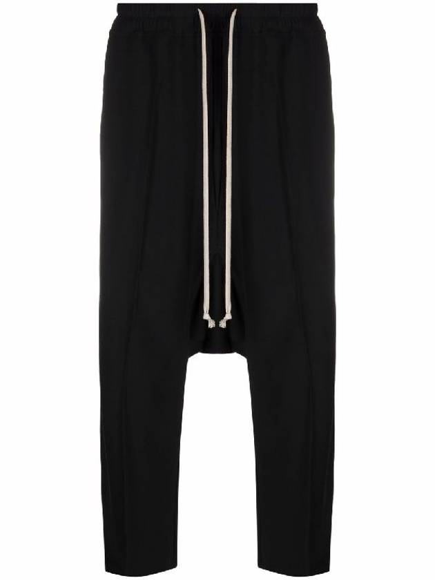 Drawstring Baggy Pants Black - RICK OWENS - BALAAN.