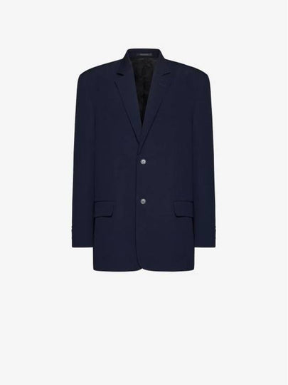 Regular Tailored Jacket Navy - BALENCIAGA - BALAAN 2