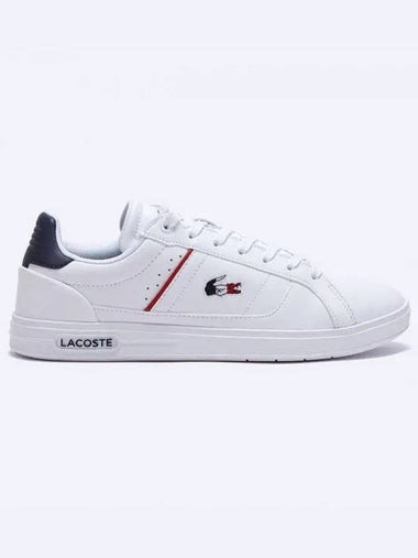 Men's Europa Pro Heel Pop Trainer Low Top Sneakers White - LACOSTE - BALAAN 1