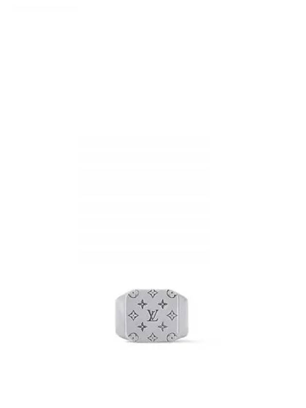 LV Mosaic Signet Ring M1535M - LOUIS VUITTON - BALAAN 1