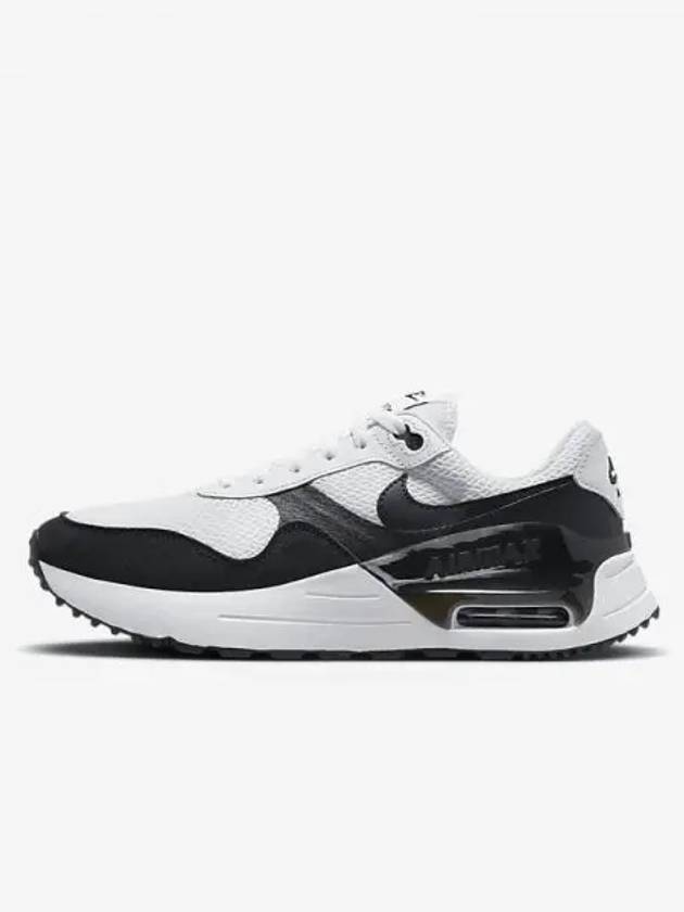 Air Max System Low Top Sneakers Black White - NIKE - BALAAN 1