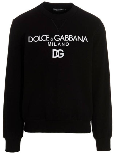 DG Logo Sweatshirt Black - DOLCE&GABBANA - BALAAN 2