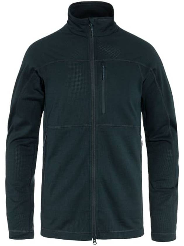 Men's Abisko Lite Fleece Jacket Dark Navy - FJALL RAVEN - BALAAN 1