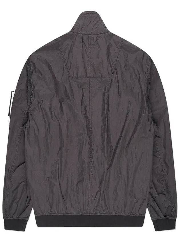 Compass Badge Pleated Windbreaker Grey - STONE ISLAND - BALAAN 3