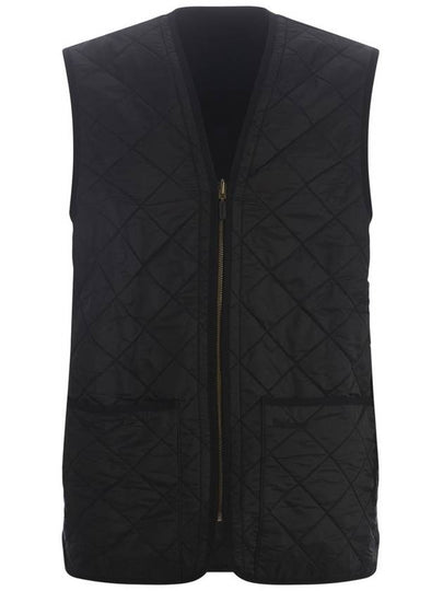 Polarquilt Waistcoat Zip Liner Vest Black - BARBOUR - BALAAN 2