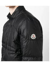 1A00083 M2813 999 BIHAM logo patch down short padding black men s TLS - MONCLER - BALAAN 5