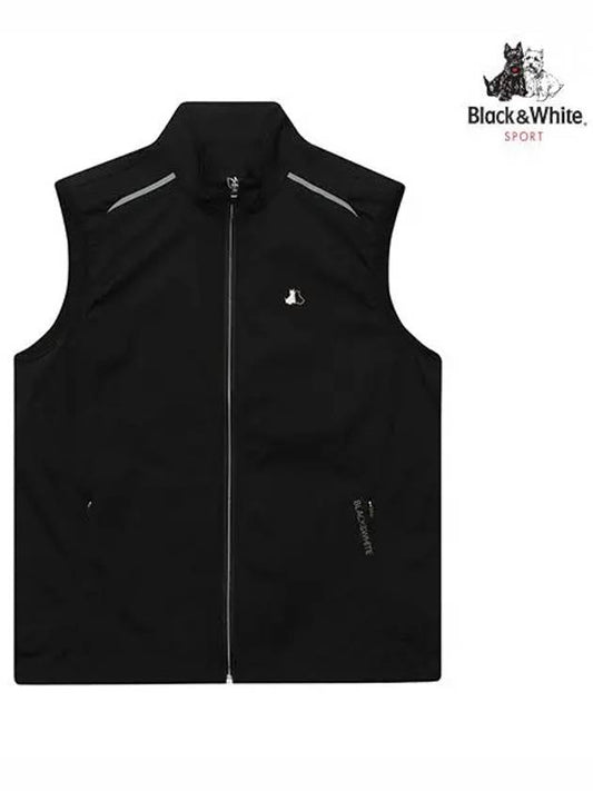 Men s Punching Mix Vest 1004GZVN BLACK - BLACK&WHITE - BALAAN 1