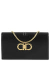 Double Gancini Mini Bag Black - SALVATORE FERRAGAMO - BALAAN 2