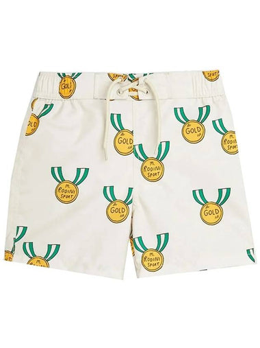 Kids Medal Printing Woven Short Swim Pants 24280101 97 - MINI RODINI - BALAAN 1