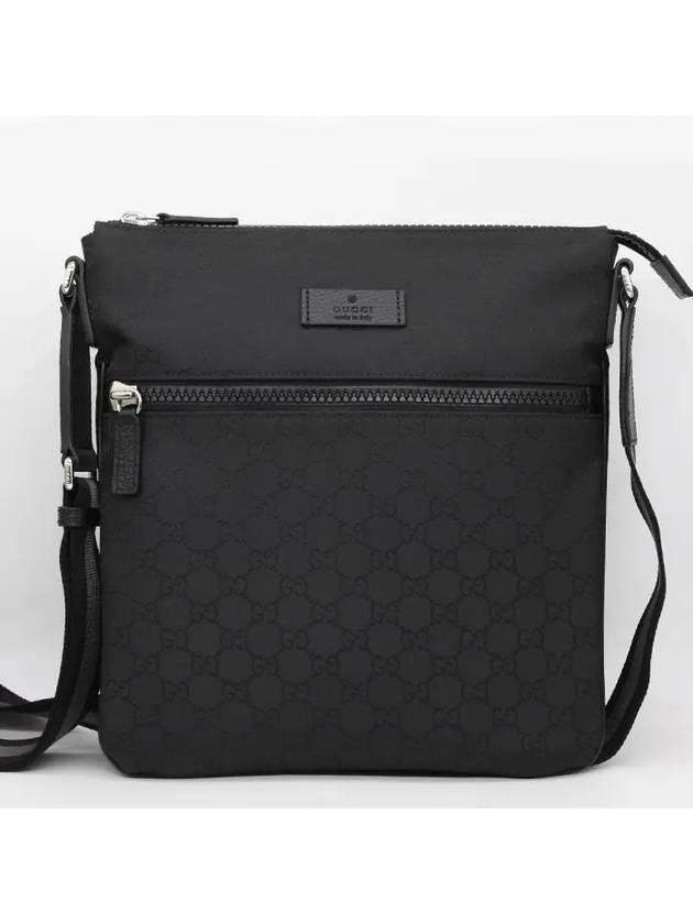 Microsima Logo Nylon Cross Bag Black - GUCCI - BALAAN 2