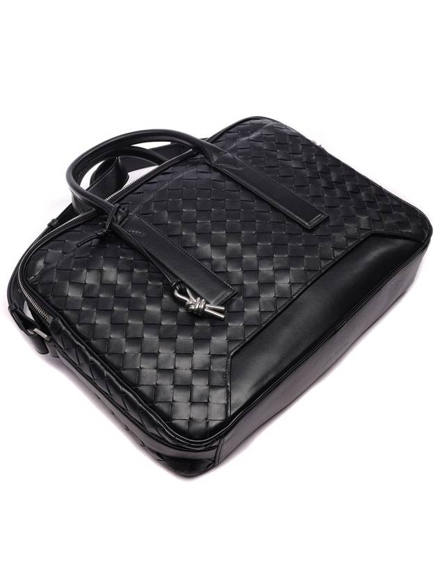 Getaway Leather Brief Case Black - BOTTEGA VENETA - BALAAN 6