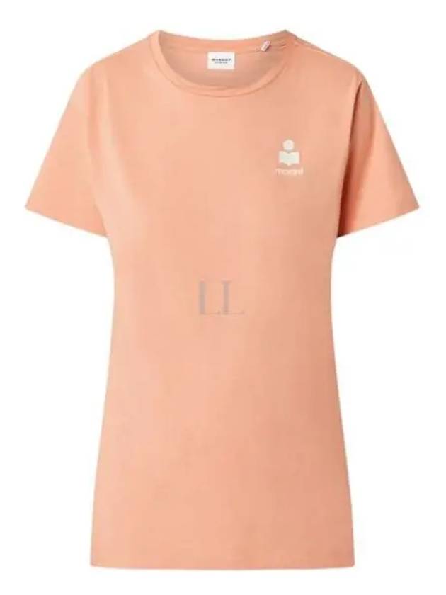 Aby Logo Short Sleeve T-Shirt Papaya Orange - ISABEL MARANT - BALAAN 2