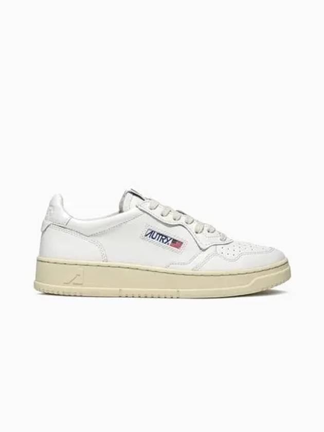 Medalist Leather Low Top Sneakers White - AUTRY - BALAAN 2