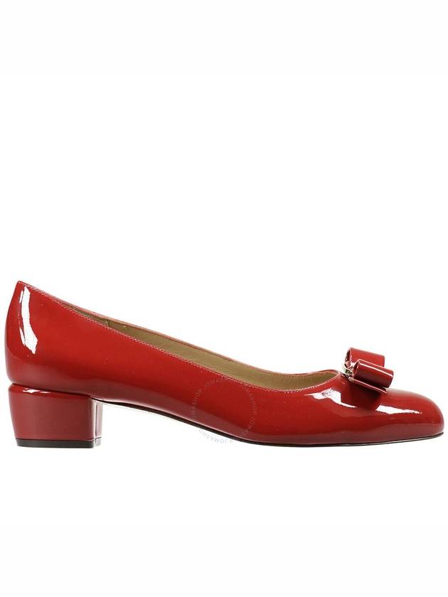 Vara Bow Patent Pumps Red - SALVATORE FERRAGAMO - BALAAN 2