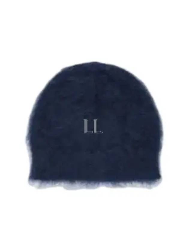 Mohair Beanie Navy - JIL SANDER - BALAAN 2