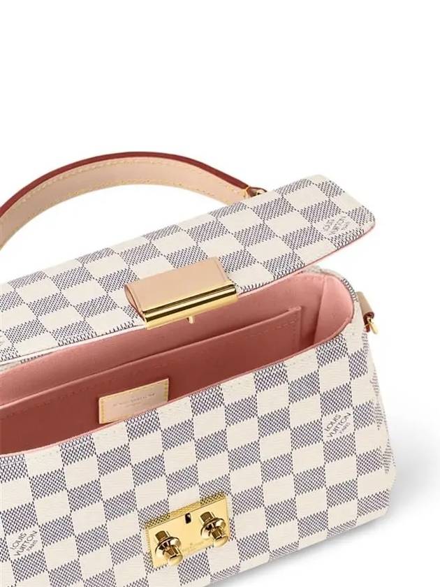 Croisette Damier Azur Cross Bag Cream - LOUIS VUITTON - BALAAN 7