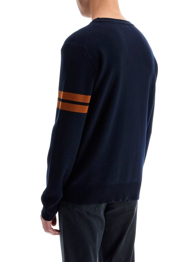 wool pullover with intars - ERMENEGILDO ZEGNA - BALAAN 3