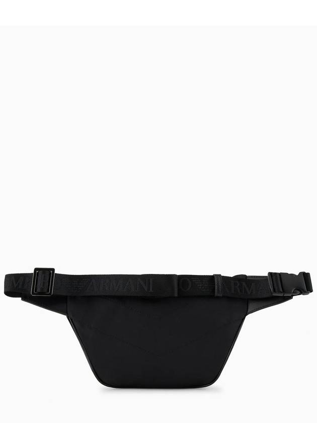 Logo Nylon Belt Bag Black - EMPORIO ARMANI - BALAAN 3