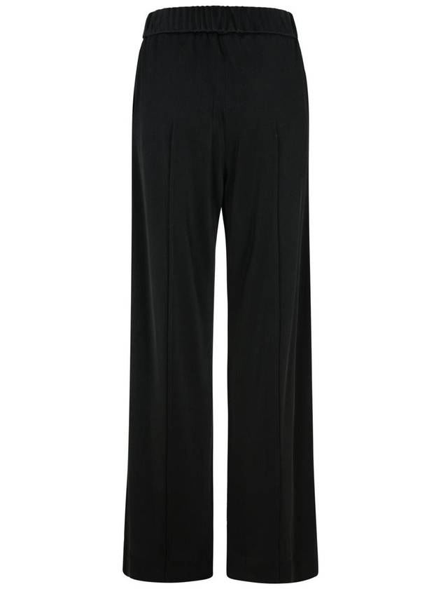 Jil Sander Black Viscose Trousers - JIL SANDER - BALAAN 3