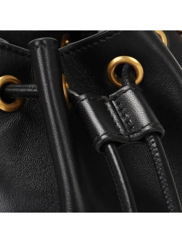 V Logo Bucket Bag Black - VALENTINO - BALAAN 9