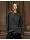 New Pigment Long Sleeve T-Shirt Dark Gray - FLUKE - BALAAN 3