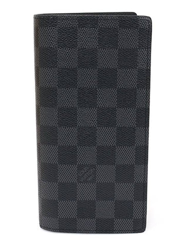 N62665 Damier Graphite Canvas Brazza Wallet Long - LOUIS VUITTON - BALAAN 1