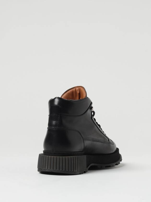 Leather Worker Boots Black - BUTTERO - BALAAN 4