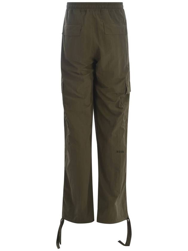 Straight Leg Drawstring Ankle Ripstop Cargo Pants 3640MP75247094_37 - MSGM - BALAAN 4