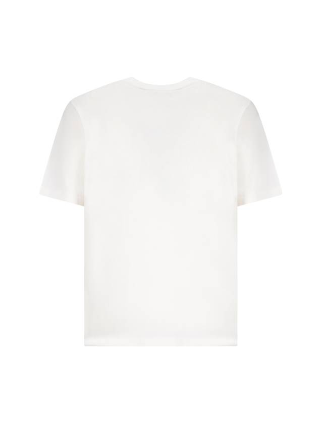 Sartorial Tape Pocket Short Sleeve T-Shirt White - PALM ANGELS - BALAAN 3