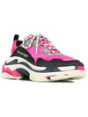 Triple S Low Top Sneakers Black Pink - BALENCIAGA - BALAAN 2