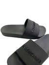 Monochrome Logo Rubber Men s Full Slide Slippers 565826 - BALENCIAGA - BALAAN 5