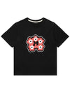 Signature Flower Short Sleeves T-Shirt Black - METAPHER - BALAAN 5